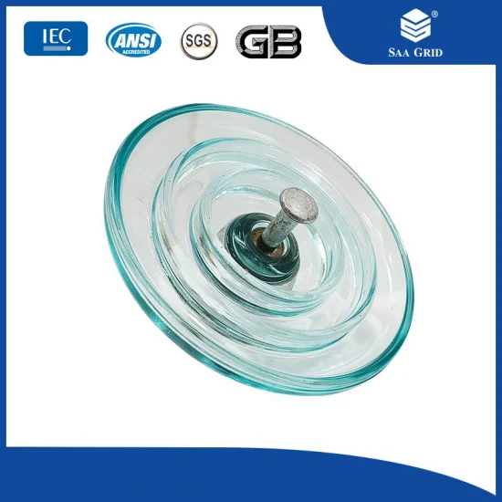 輸出入中国高圧空気力学的タイプ ガラス ディスク サスペンション絶縁体 70kn